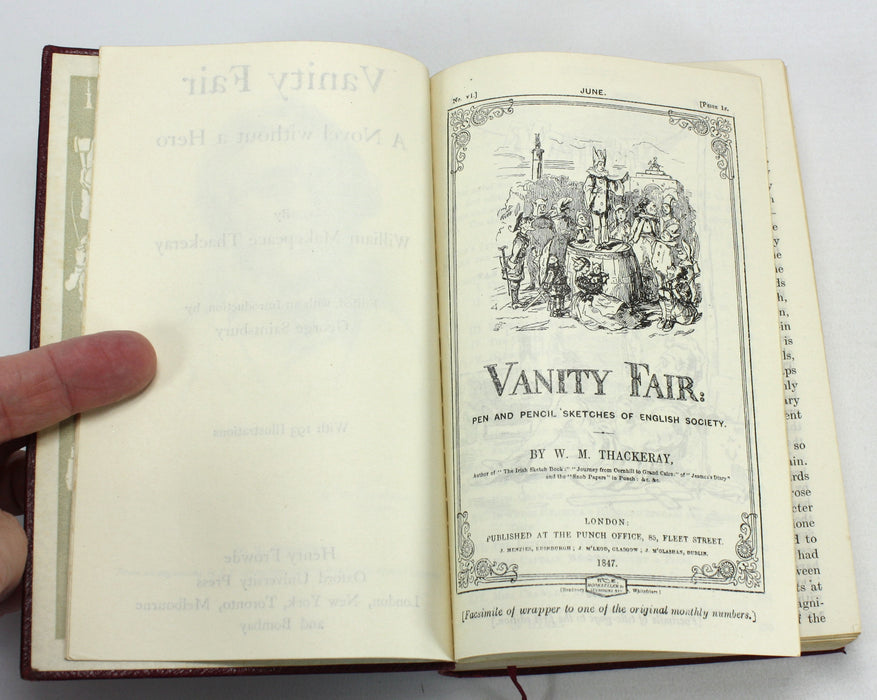 The Oxford Thackeray With Illustrations; by William Makepeace Thackeray, 10 Volumes, c. 1908