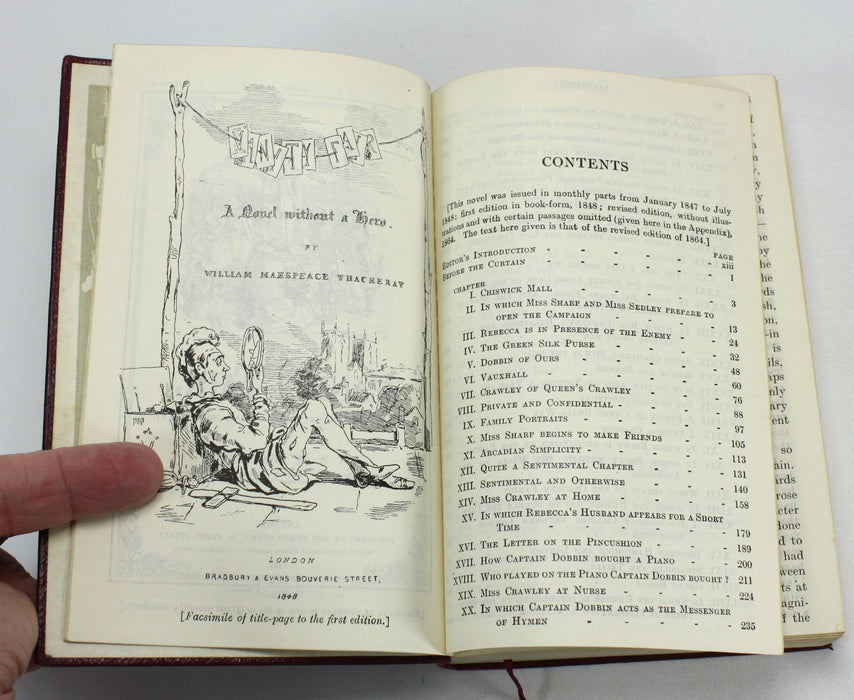 The Oxford Thackeray With Illustrations; by William Makepeace Thackeray, 10 Volumes, c. 1908