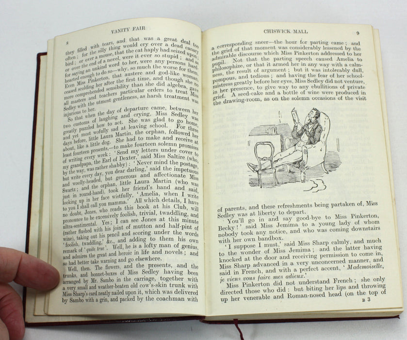 The Oxford Thackeray With Illustrations; by William Makepeace Thackeray, 10 Volumes, c. 1908