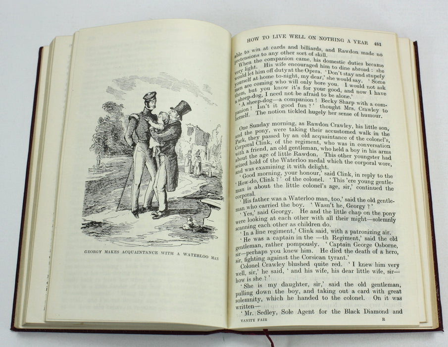 The Oxford Thackeray With Illustrations; by William Makepeace Thackeray, 10 Volumes, c. 1908