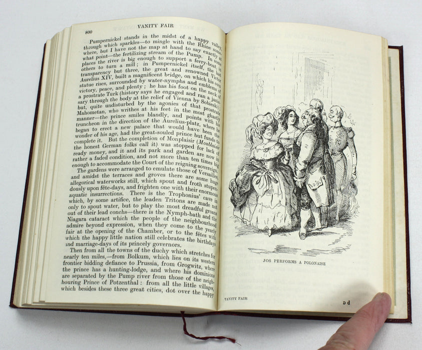 The Oxford Thackeray With Illustrations; by William Makepeace Thackeray, 10 Volumes, c. 1908