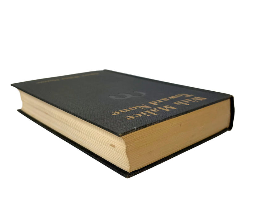 With Malice Toward None, Honoré Willsie Morrow, 1928 first edition, William Morrow & Company