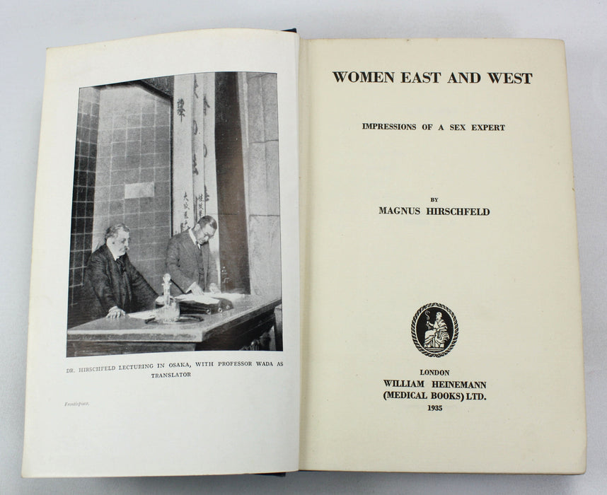 Women East and West; Impressions of a Sex Expert, Magnus Hirschfeld, 1935