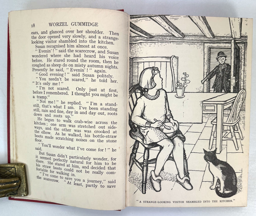 Worzel Gummidge or The Scarecrow of Scatterbrook, Barbara Euphan Todd, 1st edition, 2nd impression, 1937