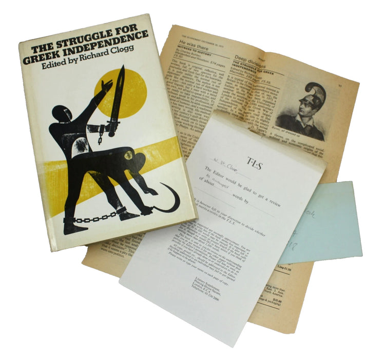 The Struggle for Greek Independence, Richard Clogg, Macmillan, 1973, Review Copy