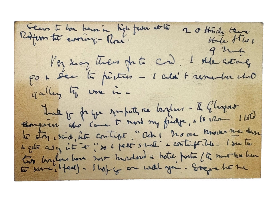 Pleasure of Ruins, first edition 1953, by Rose Macaulay. With interesting ephemera including  her autograph correspondence to Roger Senhouse, Publisher, with 2 manuscript pages by him, & William St Clair provenance