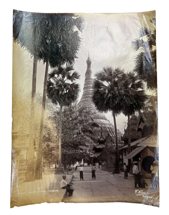 A collection of 6 original albumen prints of Burma by Phillip Klier, circa 1880