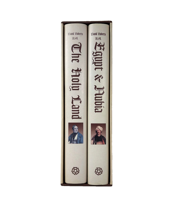 David Roberts; Egypt & Nubia, and The Holy Land, Two-volume gift edition in slipcase, 1999