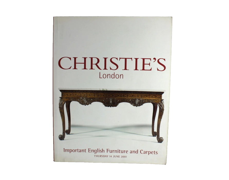 Christie's London; Important English Furniture and Carpets, 14 June 2001