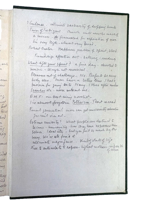Pleasure of Ruins, first edition 1953, by Rose Macaulay. With interesting ephemera including  her autograph correspondence to Roger Senhouse, Publisher, with 2 manuscript pages by him, & William St Clair provenance