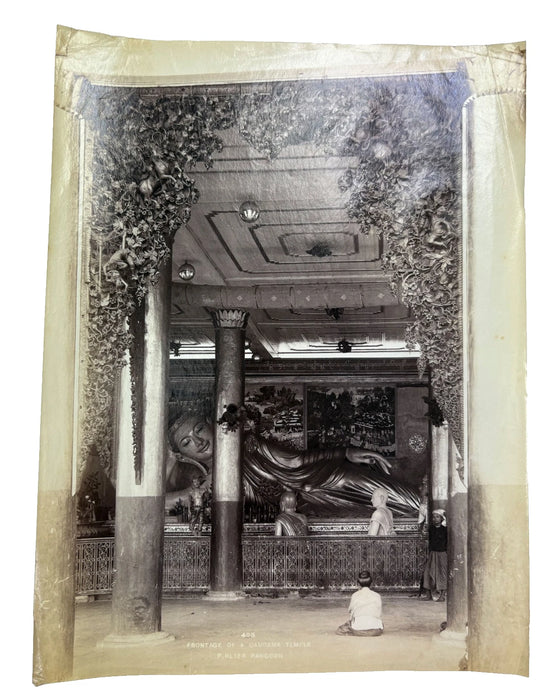 A collection of 6 original albumen prints of Burma by Phillip Klier, circa 1880