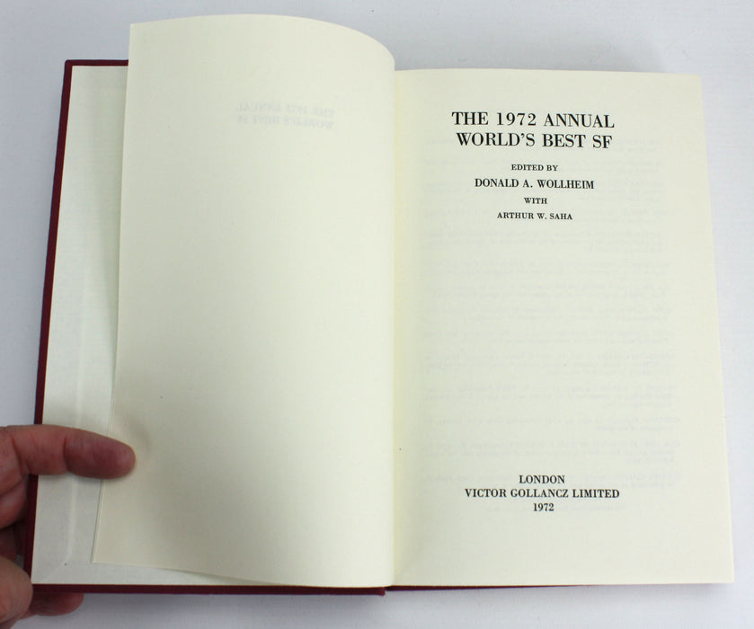 The 1972 Annual World's Best SF, ed. Donald Wollheim