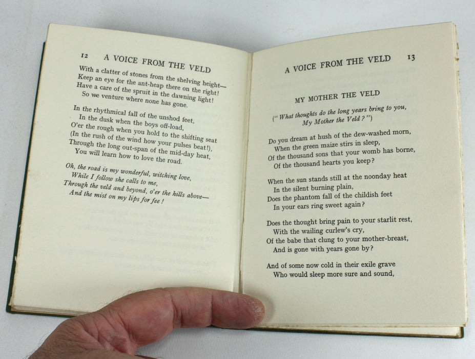 A Voice from the Veld by Mary Byron, 1915. South African poetry.
