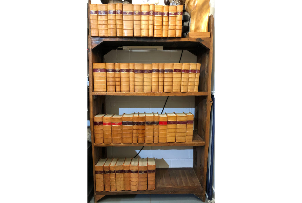 Large Collection of 46 Leather bound Acts of Parliament, 1952 - 1979