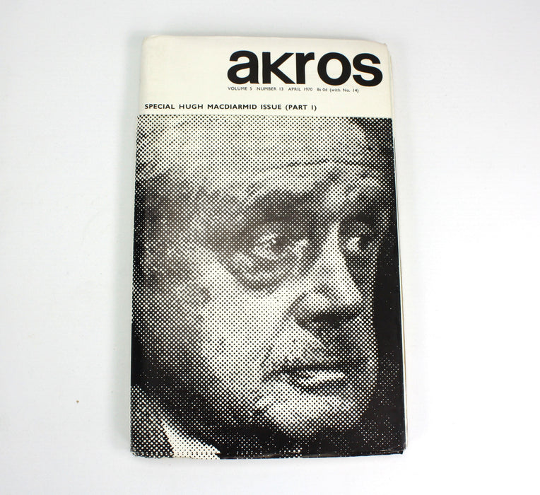 Akros, Special Hugh MacDiarmid double issue, April 1970.