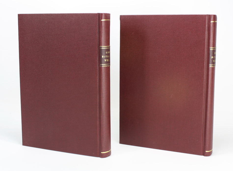Albrecht Ritschls Leben, Dargestellt von Otto Ritschl. 2 Volumes complete. 1892 - 1866.