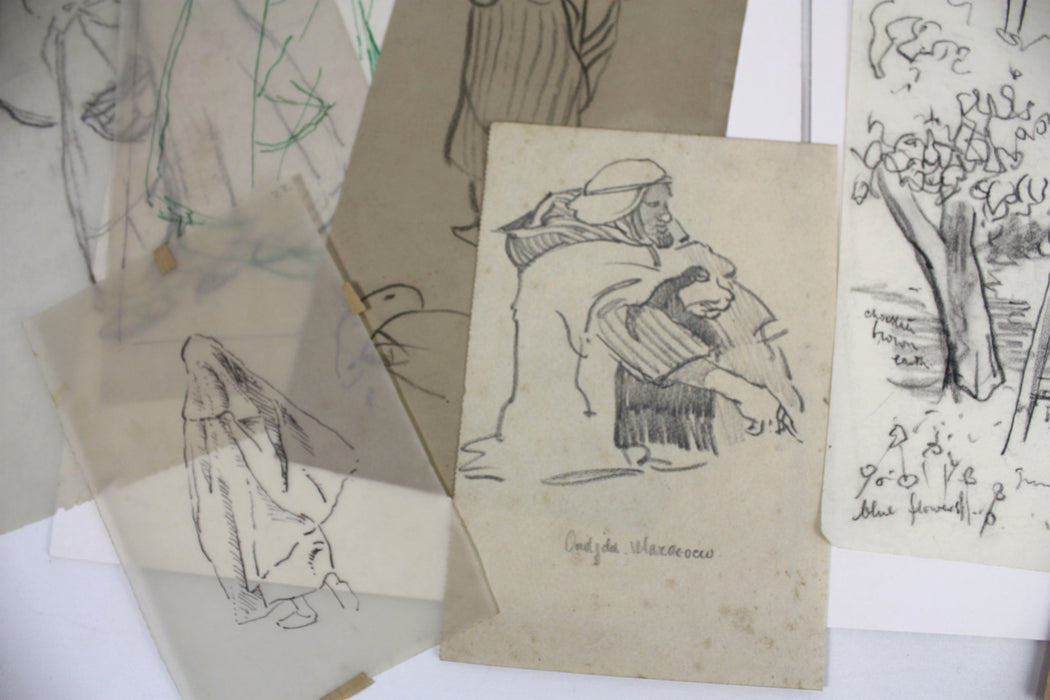 Alexander Graham Munro RSW - Portfolio of Sketches, Preparatory Drawings