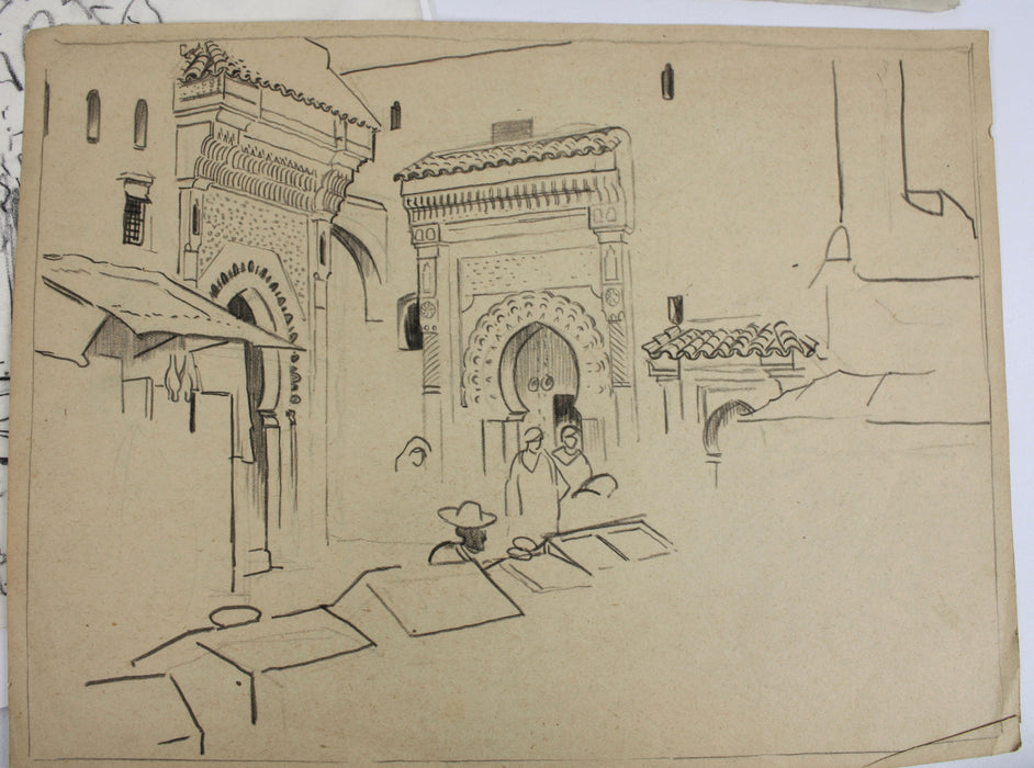 Alexander Graham Munro RSW - Portfolio of Sketches, Preparatory Drawings