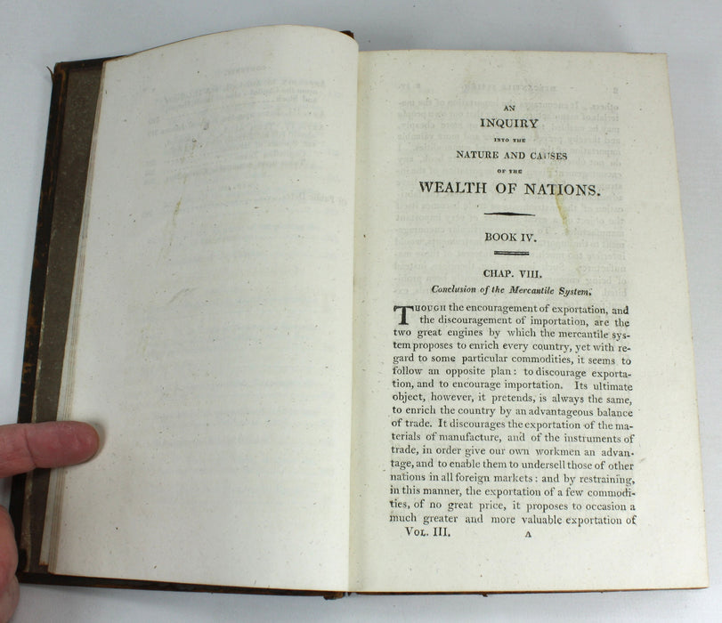 An Inquiry into the Nature and Causes of the Wealth of Nations, Vol. III, by Adam Smith, 1811