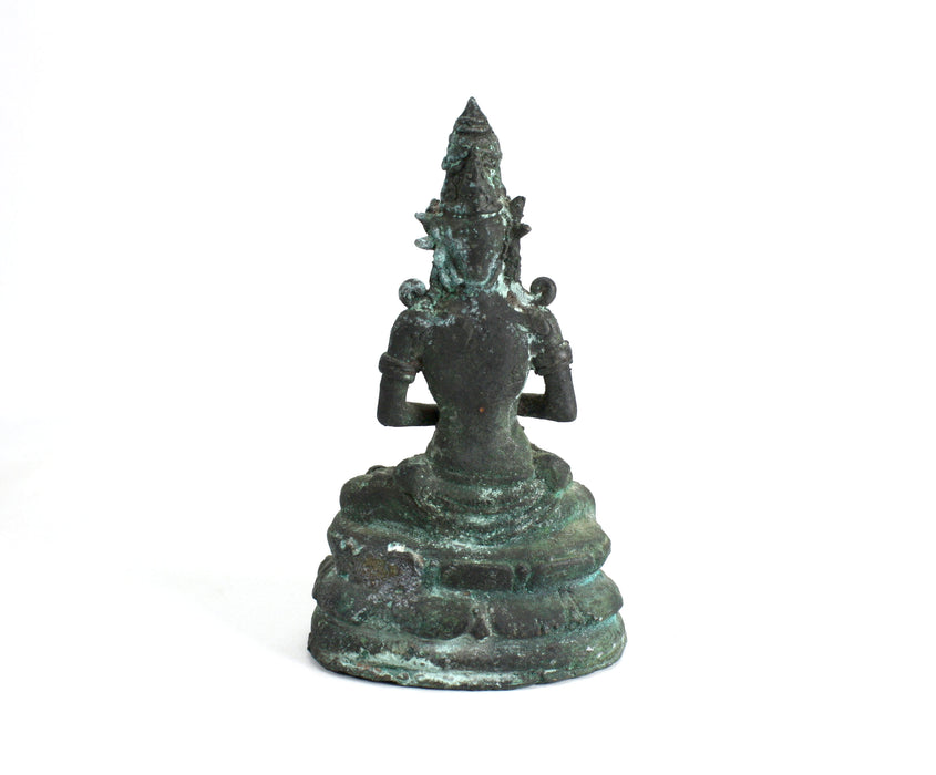 Antique Bronze Statue of Deity - Tara, Bodhisattva, 17cm high