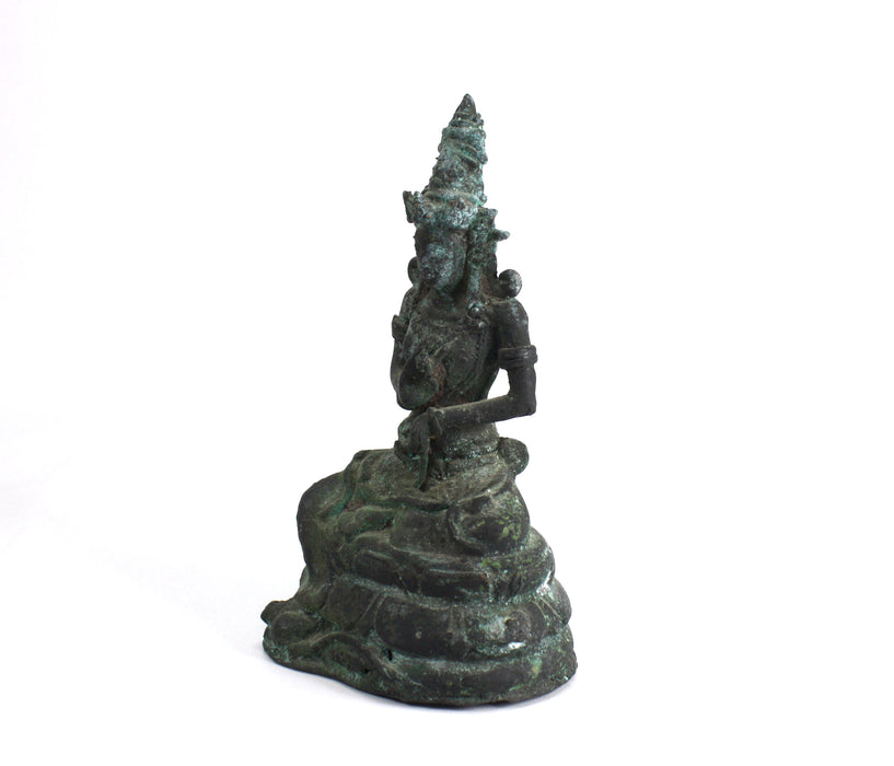 Antique Bronze Statue of Deity - Tara, Bodhisattva, 17cm high