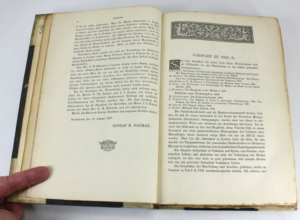 Aramaisch-Neuhebraisches Worterbuch, zu Targum, Talmud und Midrasch, mit Lexicon Der Abbreviaturen, D. Dr. Gustaf H. Daman, G.H. Handler, 1897-1901.