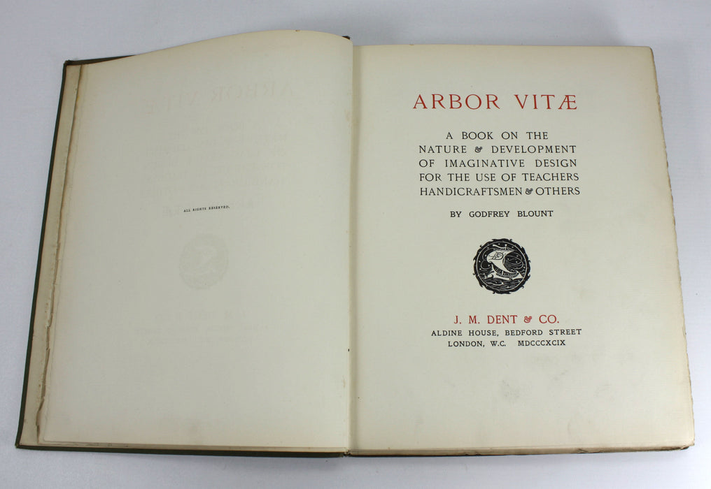 Arbor Vitae by Godfrey Blount, 1899