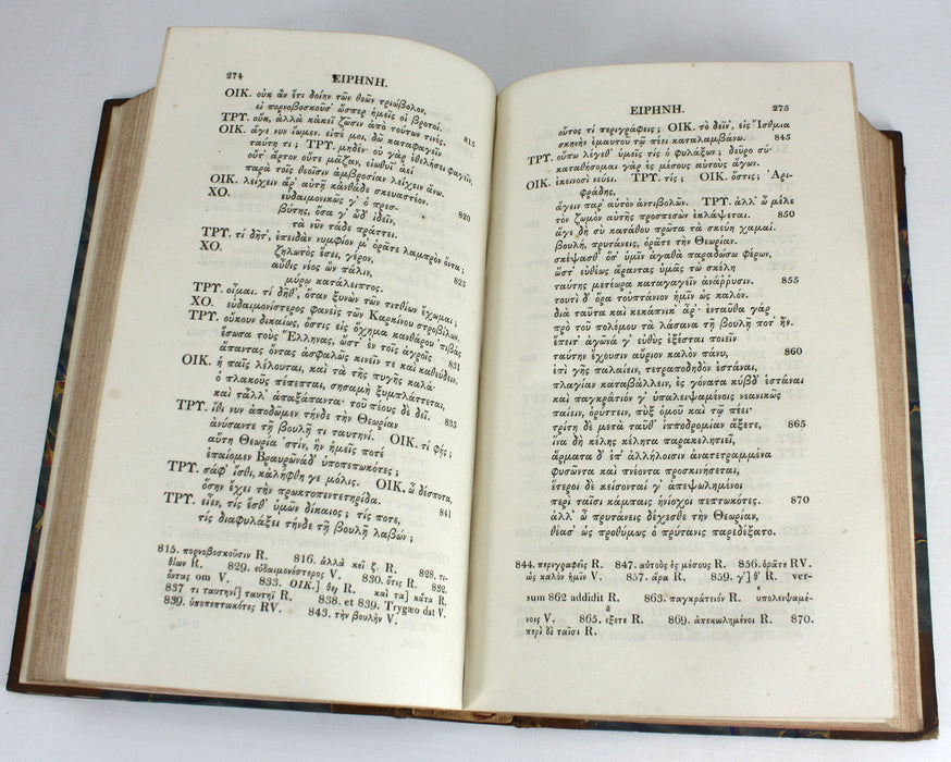Aristophanis Comoediae, Aristophanes, Immanuel Bekkerus, 1828-9
