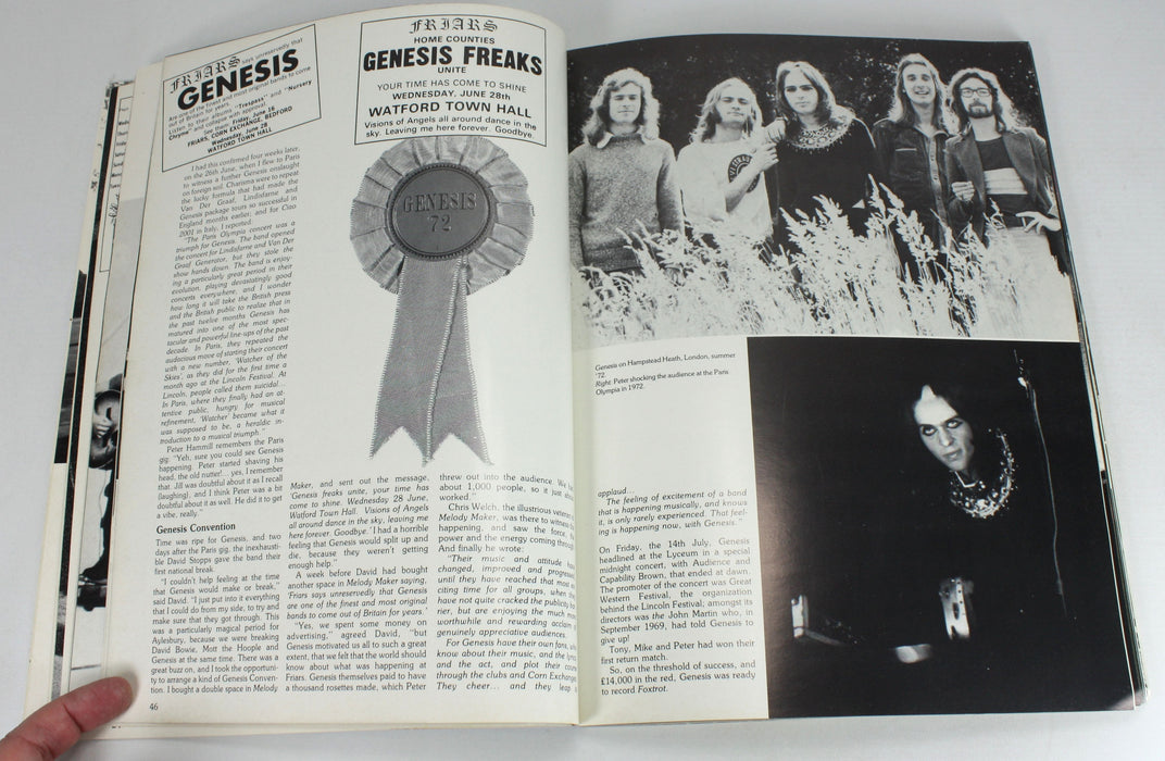 Genesis; I Know What I Like, by Armando Gallo, 1980