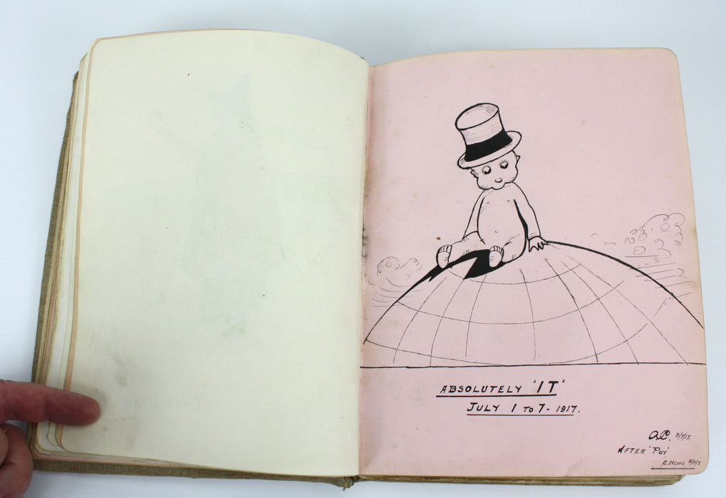 Album with 72 Original Works of Art and Prose, 1912-1925. Artists' Book.