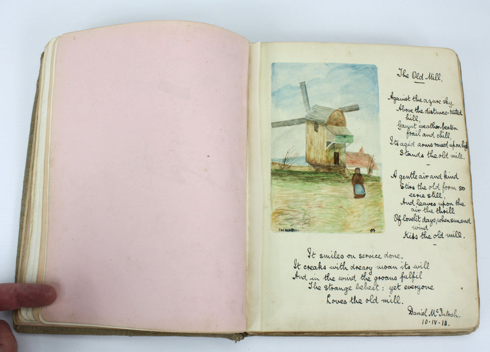 Album with 72 Original Works of Art and Prose, 1912-1925. Artists' Book.