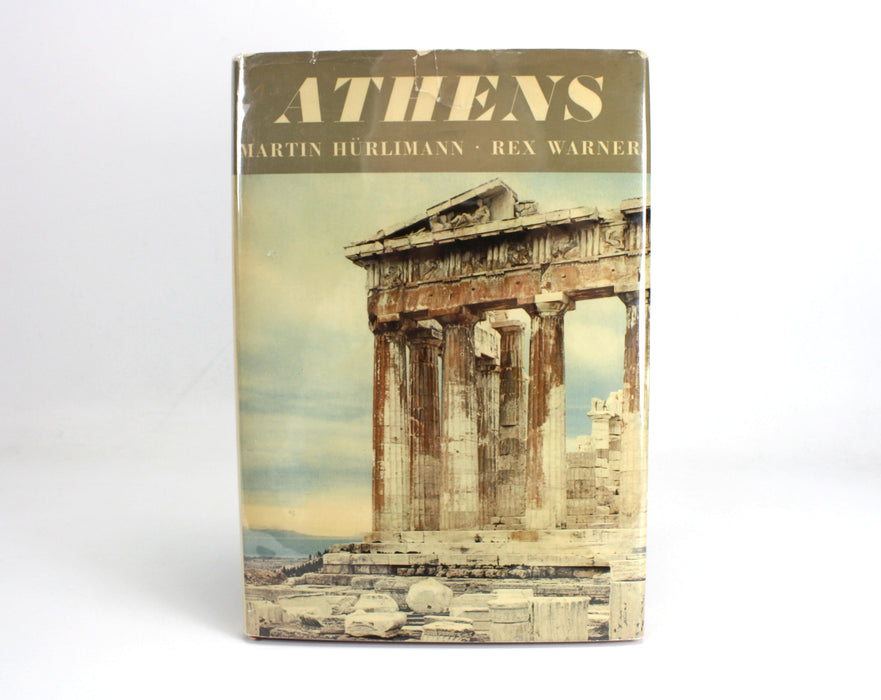 Athens by Martin Hurlimann, Rex Warner, 1957, William St Clair inscription