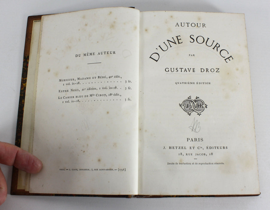 Autour D'Une Source by Gustave Droz, c. 1875