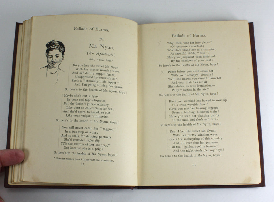 Ballads of Burma by "Oolay", 1912