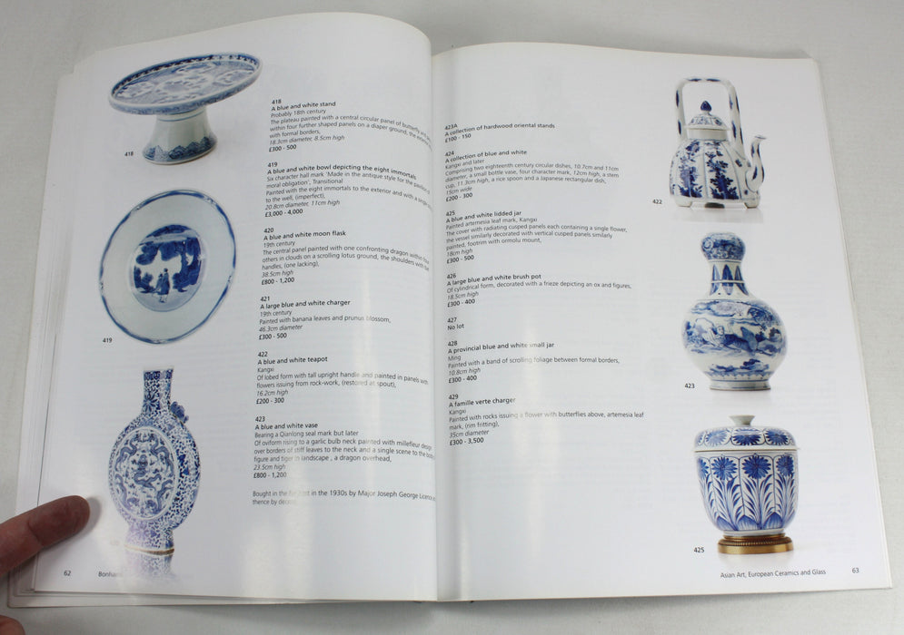 Bonhams Asian Art & European Ceramics and Glass auction catalogue, July 2011, Edinburgh