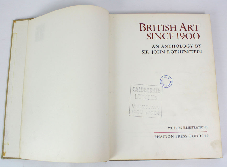 British Art Since 1900, Sir John Rothenstein, 1962