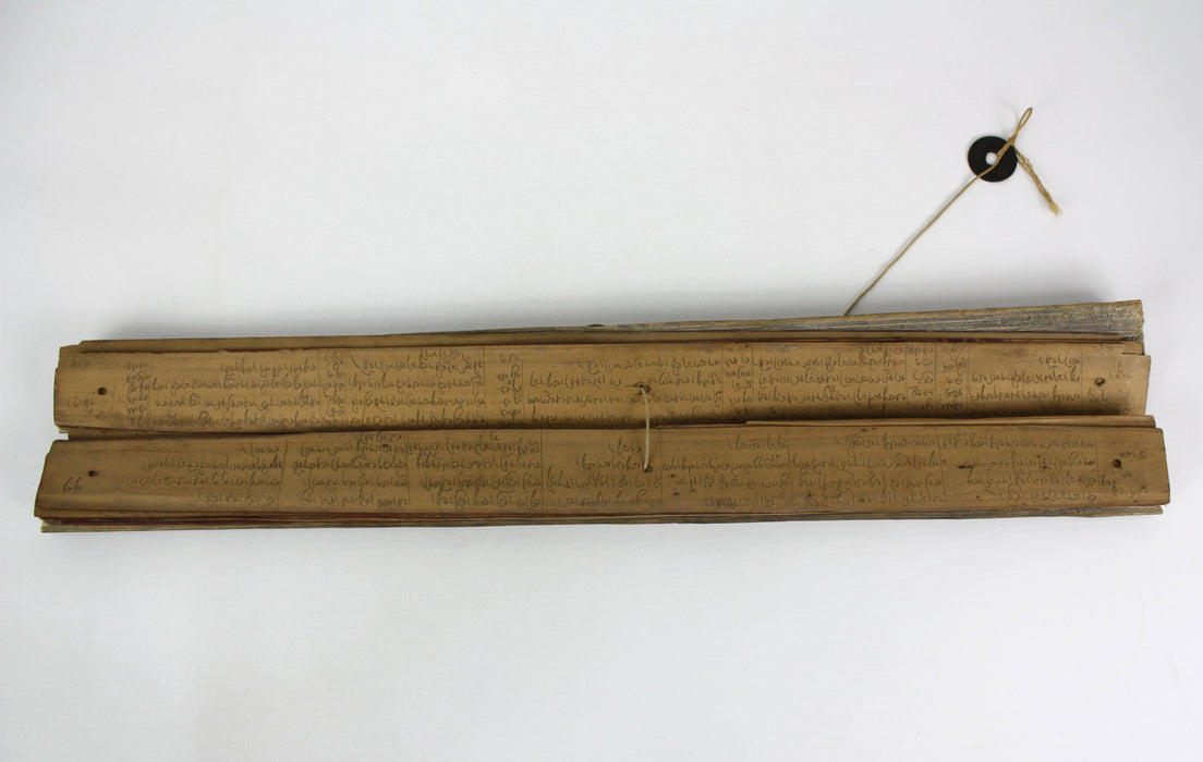 Buddhist Palm Leaf manuscript - Dehong Dai language, Northern Thailand/Burma/Yunnan Province