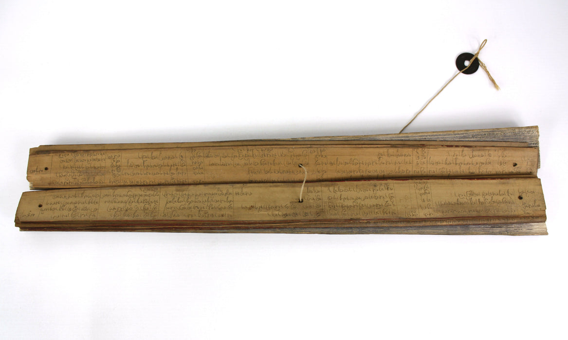 Buddhist Palm Leaf manuscript - Dehong Dai language, Northern Thailand/Burma/Yunnan Province