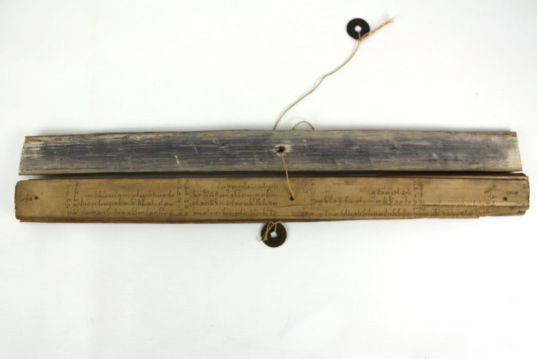 Buddhist Palm Leaf manuscript - Dehong Dai language, Northern Thailand/Burma/Yunnan Province