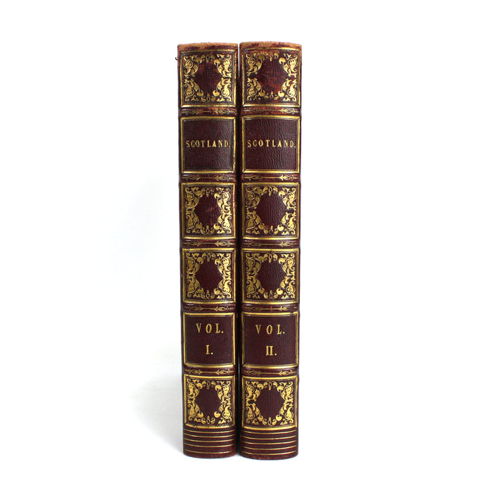 Caledonia Illustrated; Scotland Illustrated, William Beattie, 2 Volumes 1838