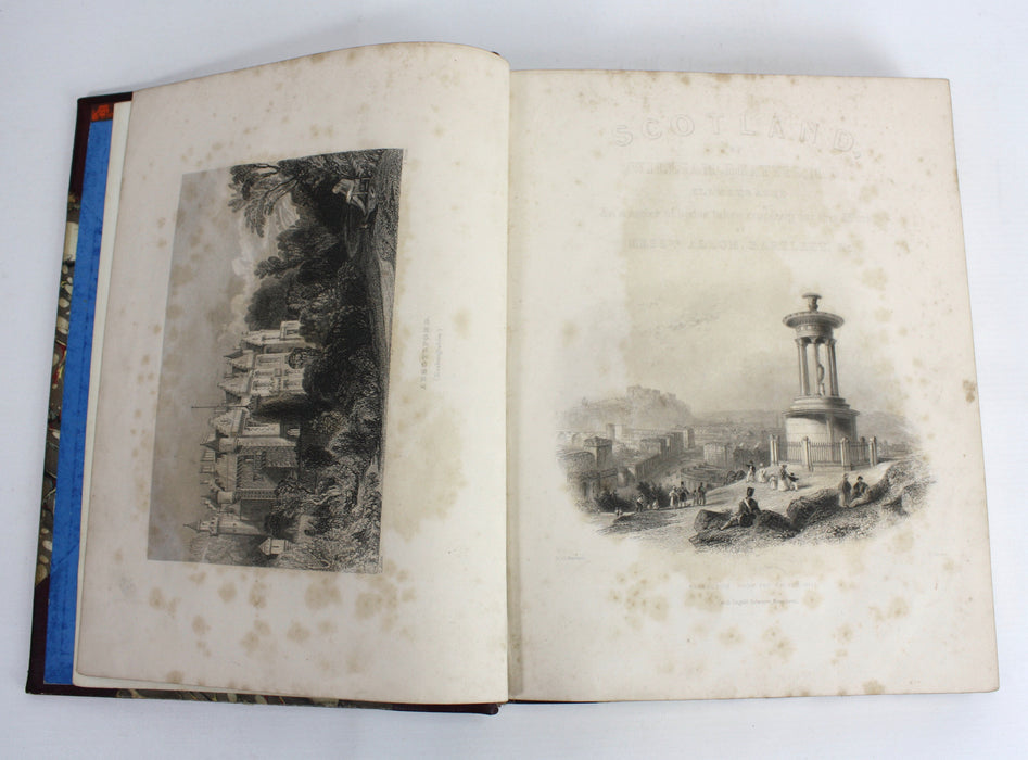 Caledonia Illustrated; Scotland Illustrated, William Beattie, 2 Volumes 1838