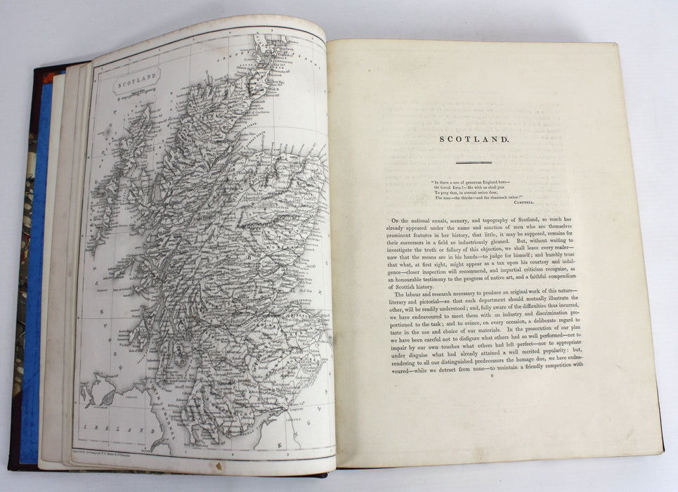 Caledonia Illustrated; Scotland Illustrated, William Beattie, 2 Volumes 1838