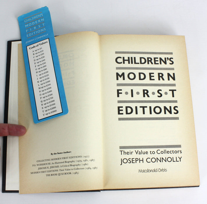 Children's Modern First Editions, Joseph Connolly, 1988