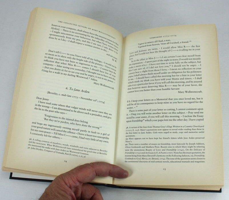 Collected Letters of Mary Wollstonecraft, Janet Todd, Allen Lane, 2003