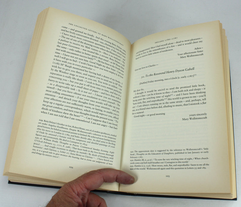 Collected Letters of Mary Wollstonecraft, Janet Todd, Allen Lane, 2003
