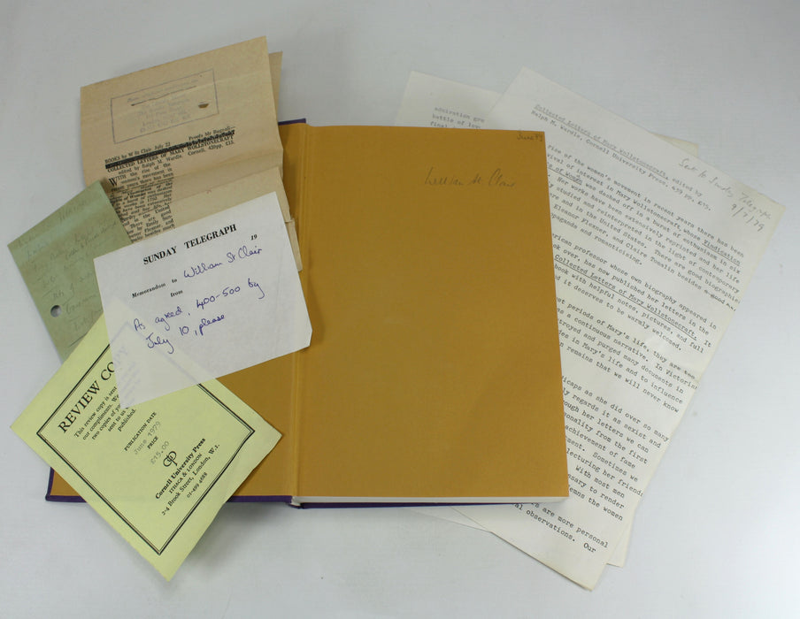 Collected Letters of Mary Wollstonecraft, Ralph M. Wardle, Cornell, 1979