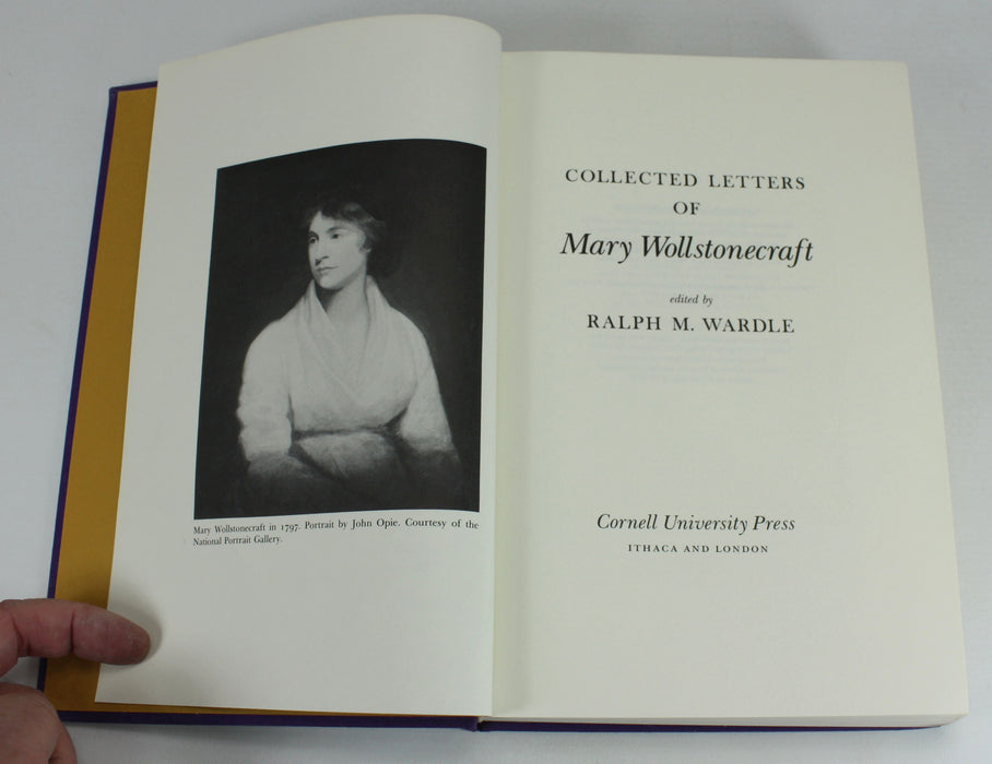 Collected Letters of Mary Wollstonecraft, Ralph M. Wardle, Cornell, 1979