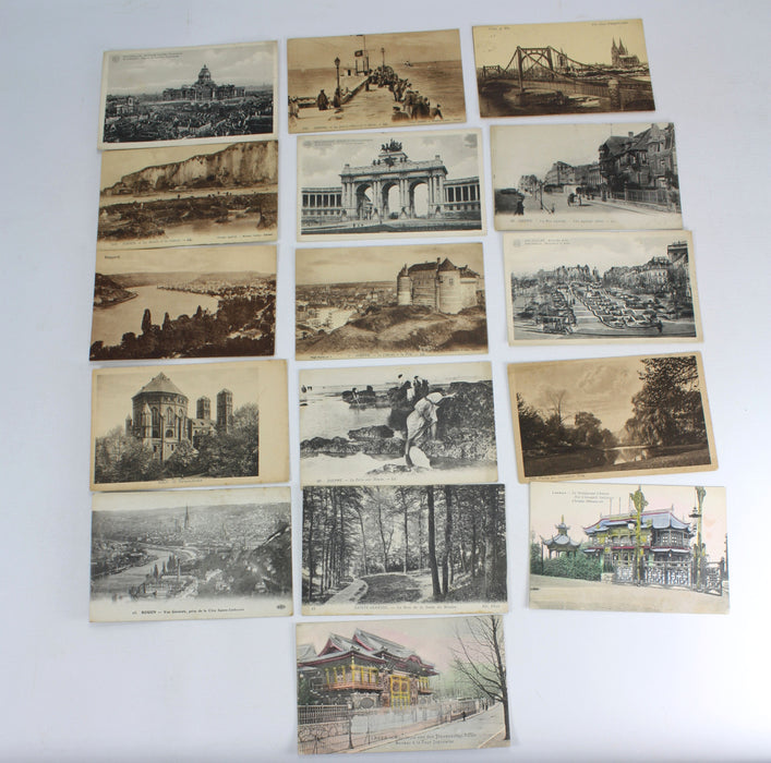 Collection of Unused Vintage Postcards, Northern France including Postcard Book from Boulogne-Sur-Mer