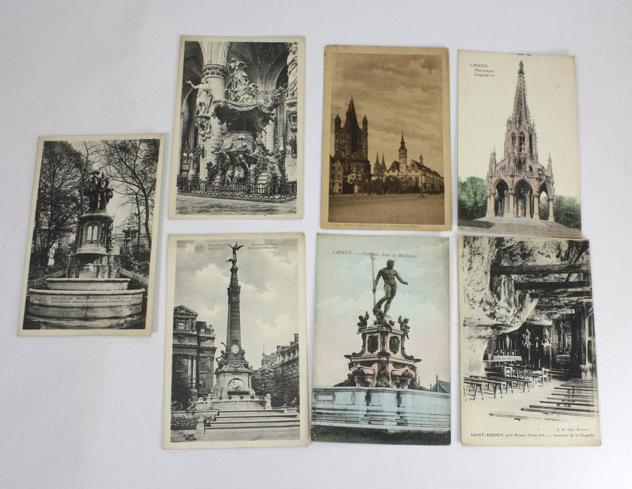 Collection of Unused Vintage Postcards, Northern France including Postcard Book from Boulogne-Sur-Mer