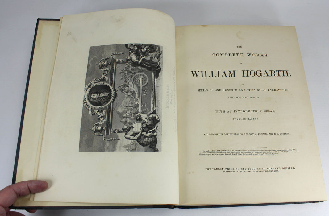 Complete Works of William Hogarth, Subscriber's Edition, James Hannay, 1874-75
